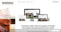 Desktop Screenshot of enthous.it